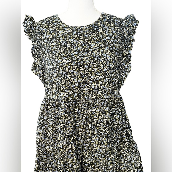 English Factory Floral Ruffled Mini Babydoll Dress - Picture 3 of 8